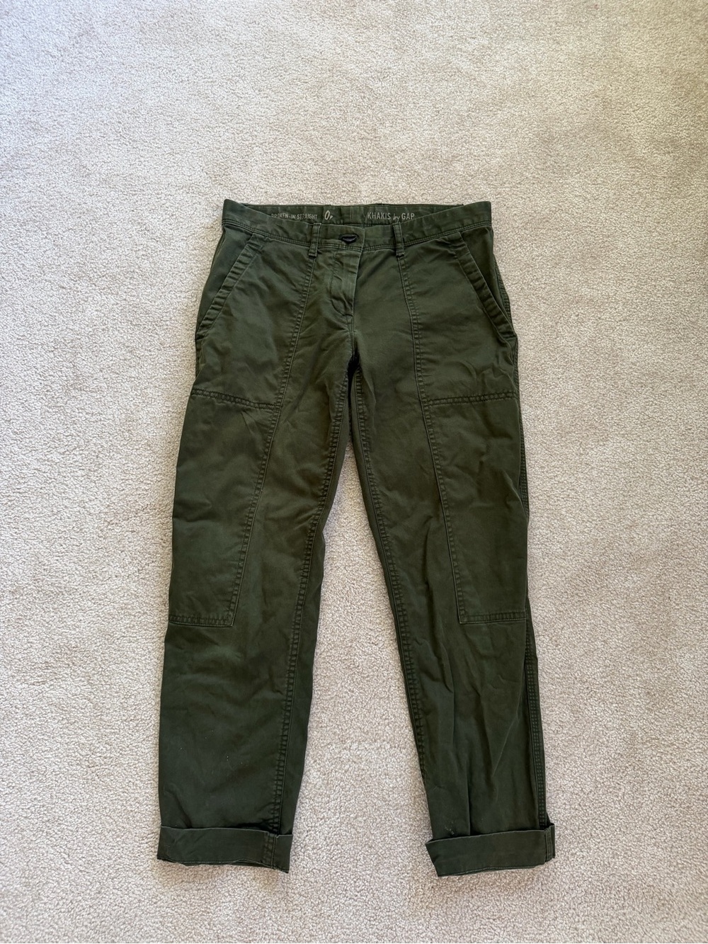 GAP Dark Olive Green Women's Cargo Pants